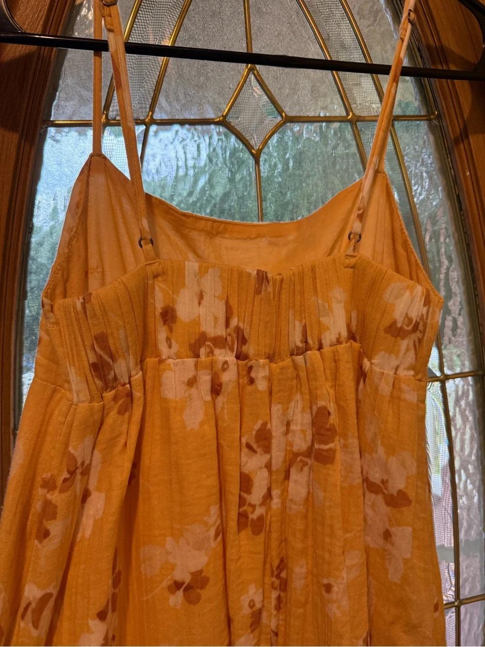 ABERCROMBIE Floral Spaghetti-strap Maxi Dress